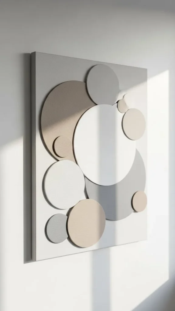 Geometric Circle Balance Canvas