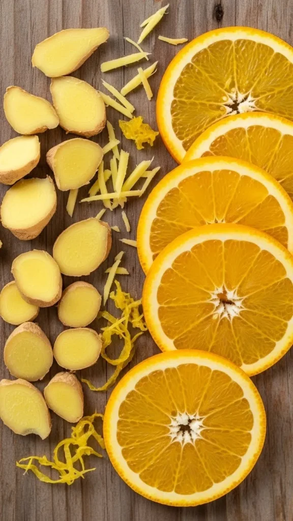 Ginger Root and Orange Slice Blend-Free Mix