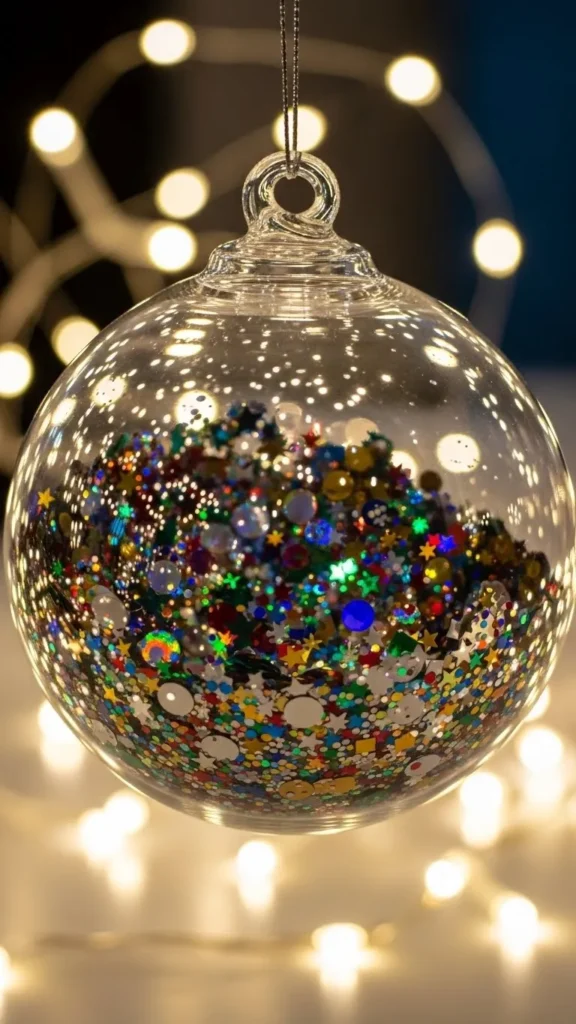 Glitter Confetti Fill Baubles