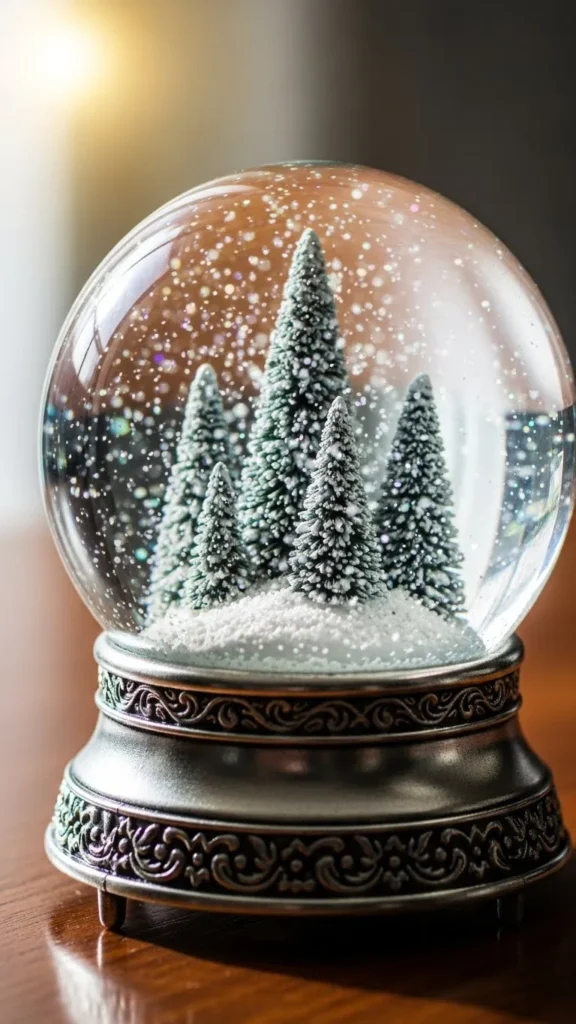 Glitter Snowfall Globe