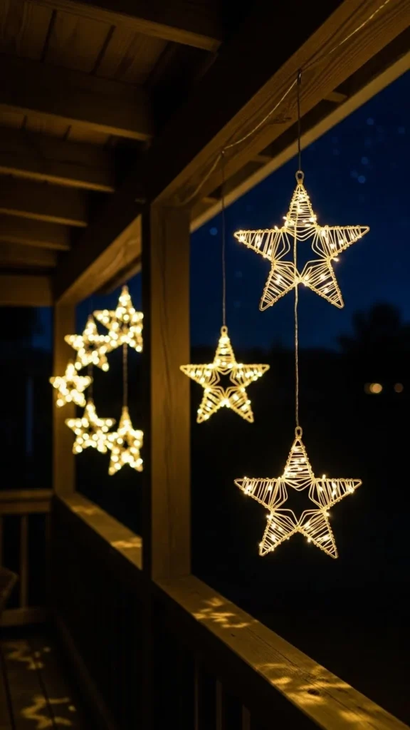 Glowing Wire Stars