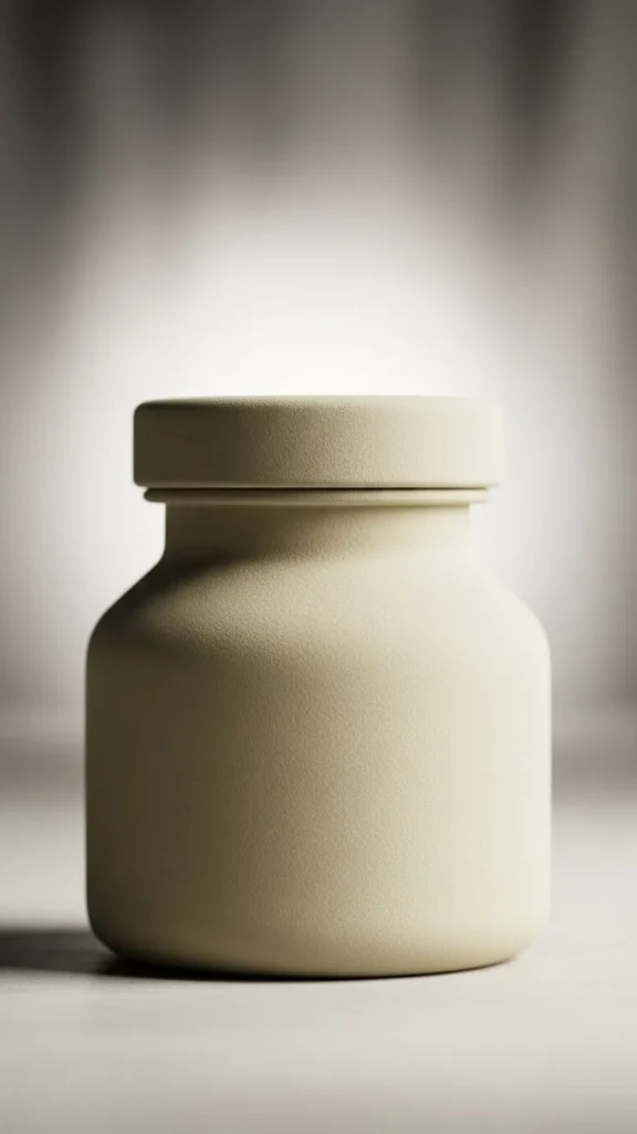 Gold Chalk-Style Jar