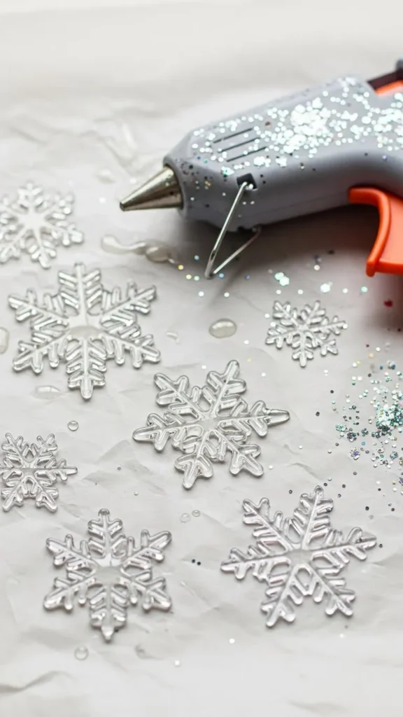 Hot Glue Snowflake