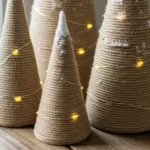 How to Build Rustic DIY Christmas Rope Trees for Farmhouse Style