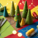 How to Create Cute DIY Christmas Felt Trees in 3 Steps