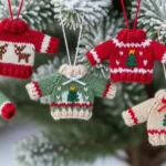 How to Make Adorable DIY Christmas Sweater Ornaments