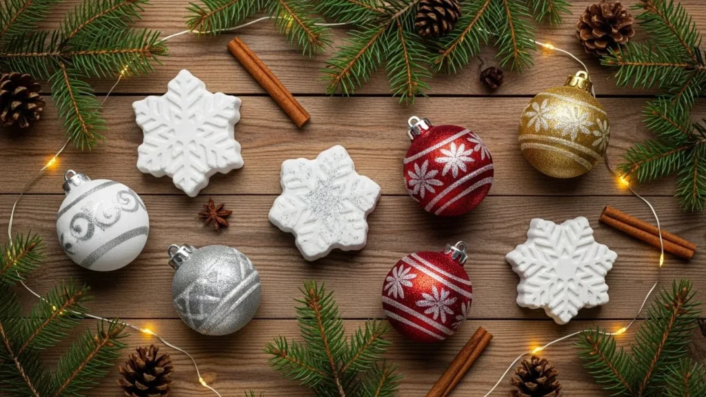How to Make Christmas-Themed DIY Bath Bombs for Gifts