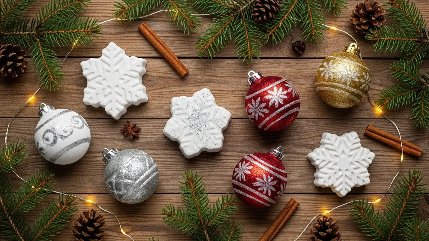 How to Make Christmas-Themed DIY Bath Bombs for Gifts