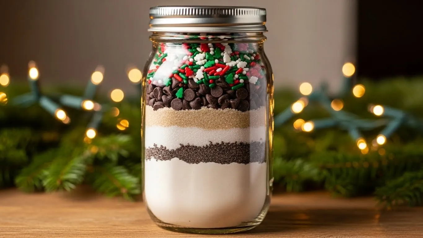 How to Make DIY Christmas Cookie Mix Jars for Gifting