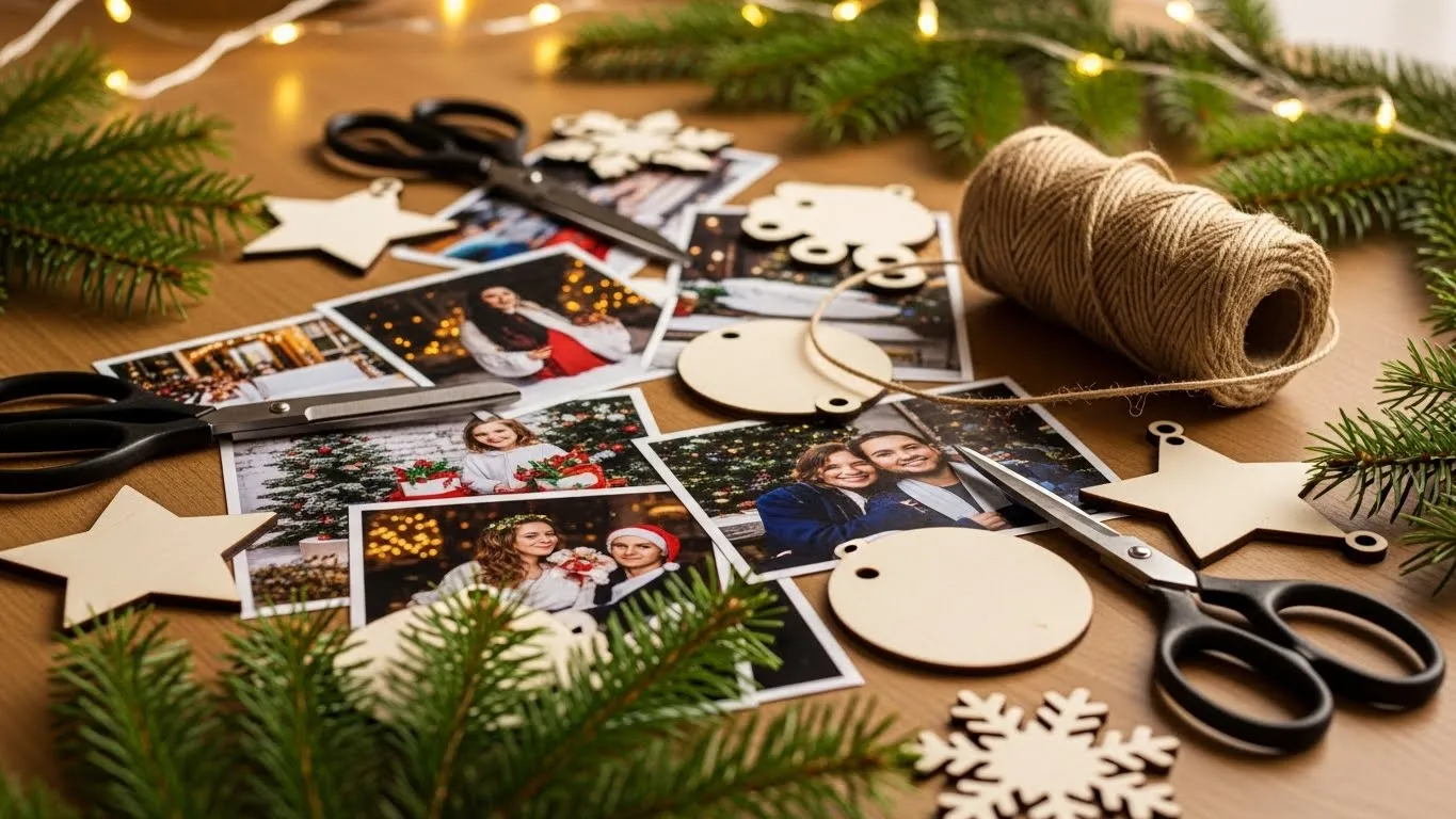How to Make DIY Christmas Photo Ornaments for Keepsakes