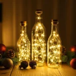 How to Make Glowing DIY Christmas Light Bottles for Night Decor