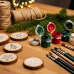 How to Make Rustic DIY Christmas Wood Slice Decorations