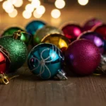 How to Make a DIY Christmas Bauble Garland That Pops With Color