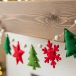How to Make a Soft DIY Christmas Felt Garland