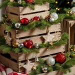 How to Style Wooden Crates Into DIY Christmas Displays