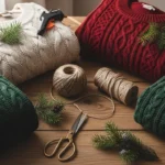 How to Upcycle Old Sweaters Into DIY Christmas Decor