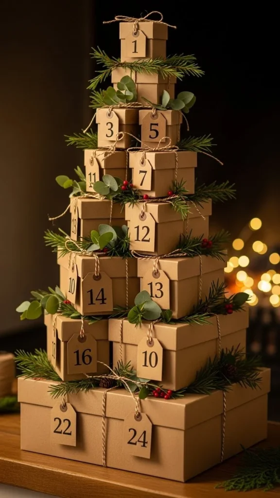Kraft Box Countdown Tower