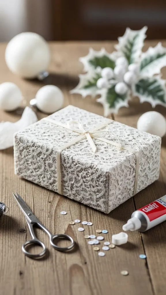 Lace Overlay Gift Box