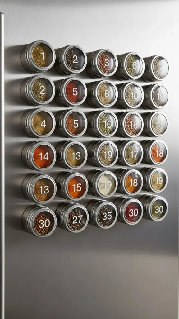 Magnetic Tin Fridge Calendar