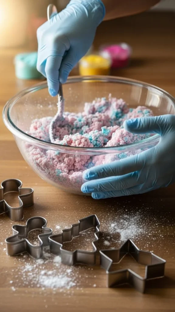 Making the Bath Bomb Mixture