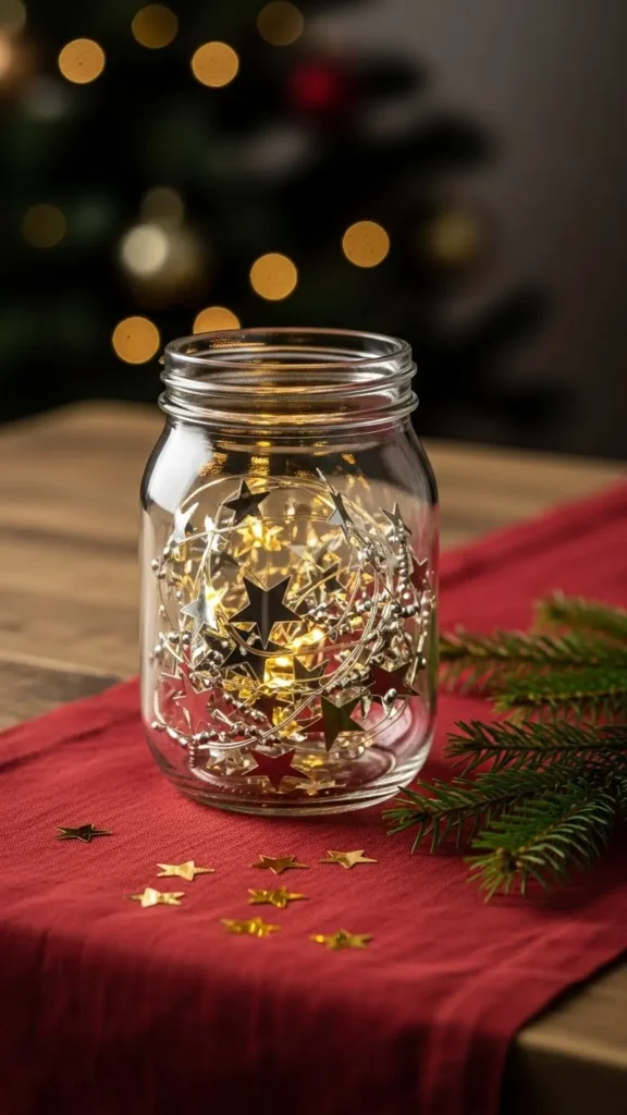 Mini Star Garland Jar