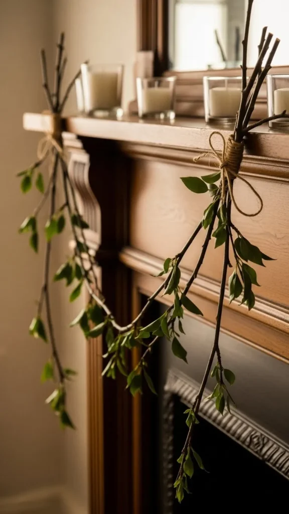 Minimalist Branch Garland