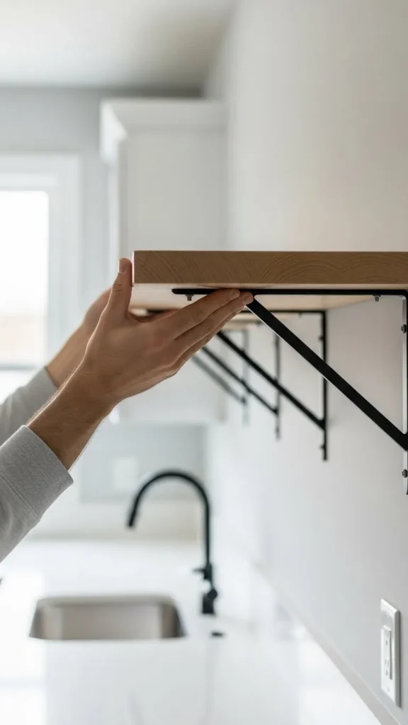 Mount the Shelves Securely