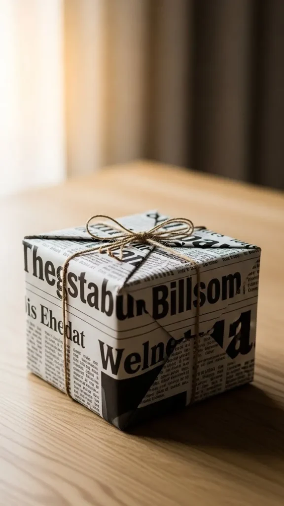 Newspaper with Clean Folding