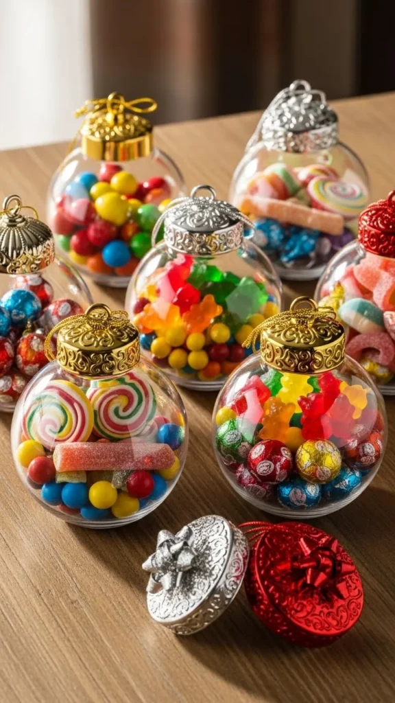 Ornament Ball Treat Containers
