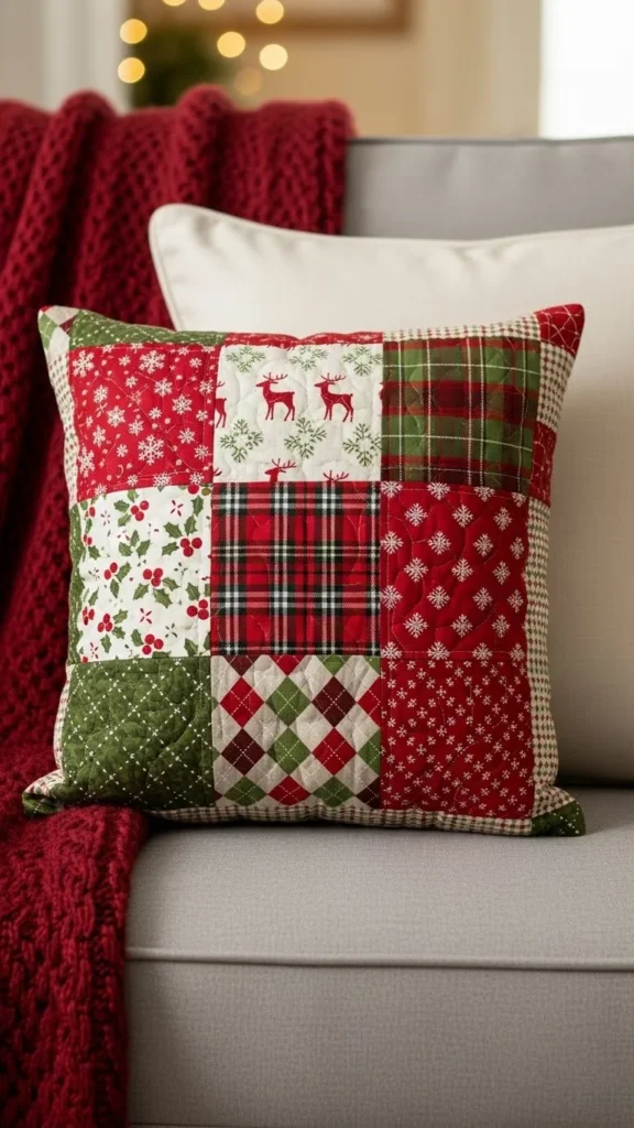 Patchwork Square Pillow