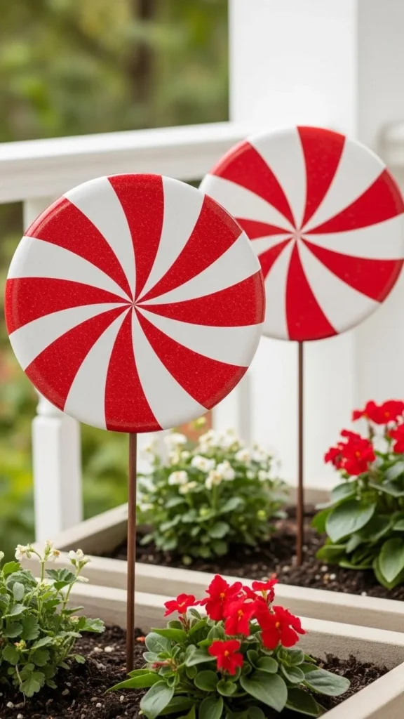 Peppermint Planter Sticks