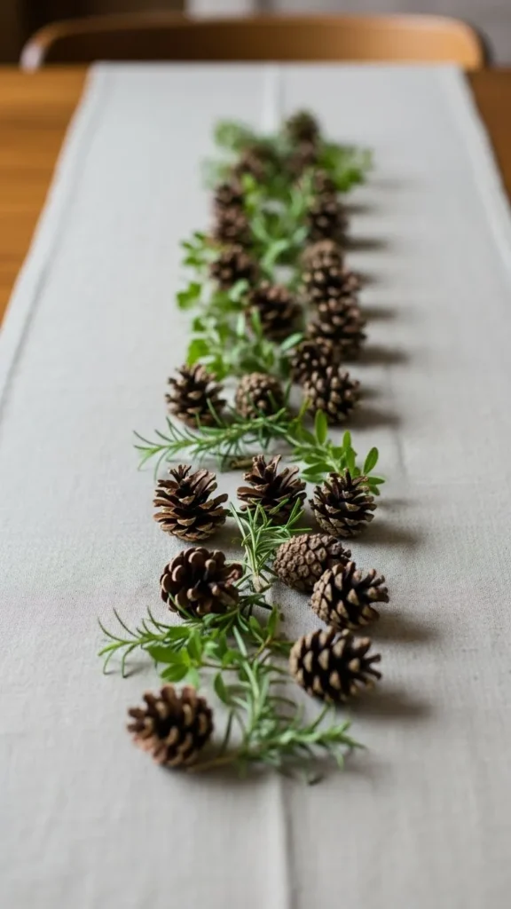Pinecone-Accented Runner