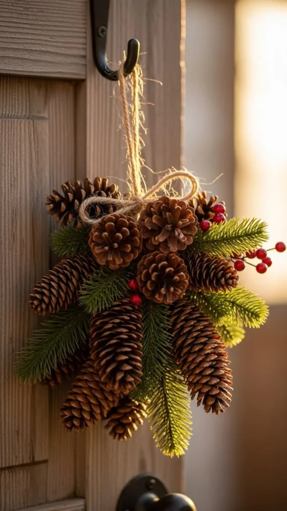 Pinecone Cluster Door Hanger