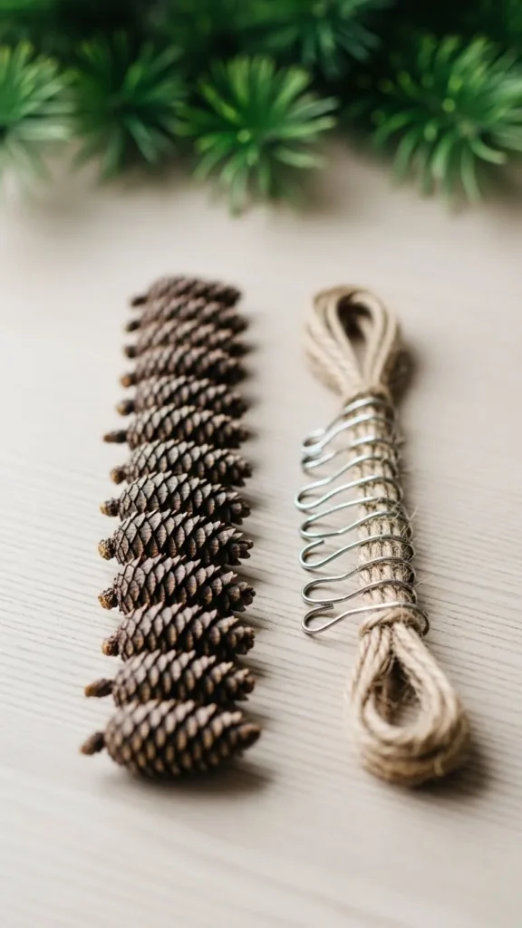 Pinecone & Twine Garland