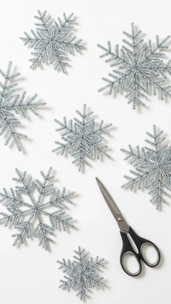 Pipe Cleaner Sparkle Snowflake