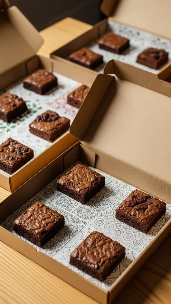 Printable Brownie Box Inserts