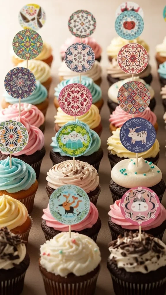 Printable Cupcake Toppers