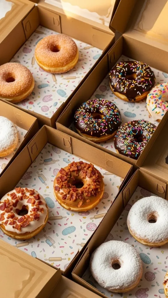 Printable Donut Box Liners
