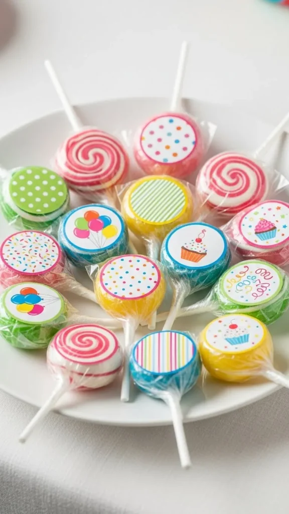 Printable Lollipop Covers