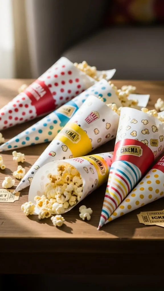 Printable Popcorn Wraps