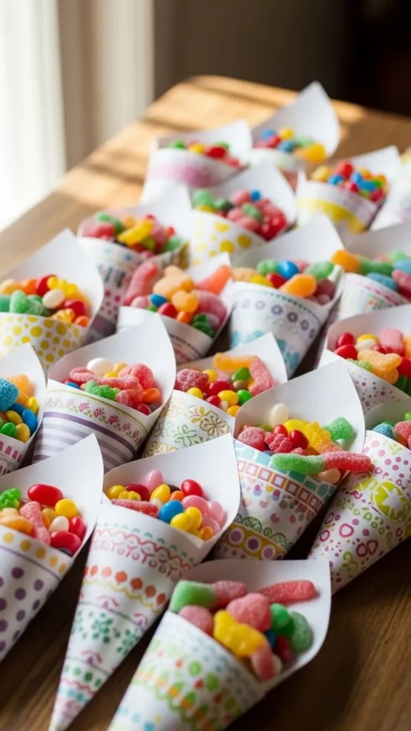 Printable Treat Cone Wraps