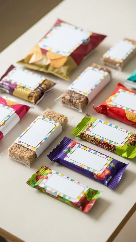 Printable Treat Labels for School Events