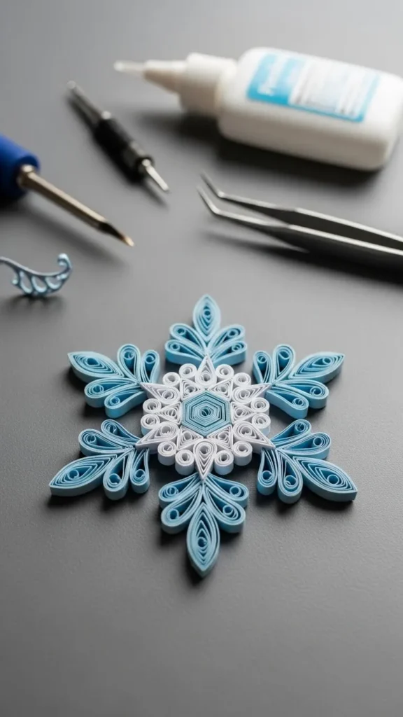 Quilled Paper Snowflake