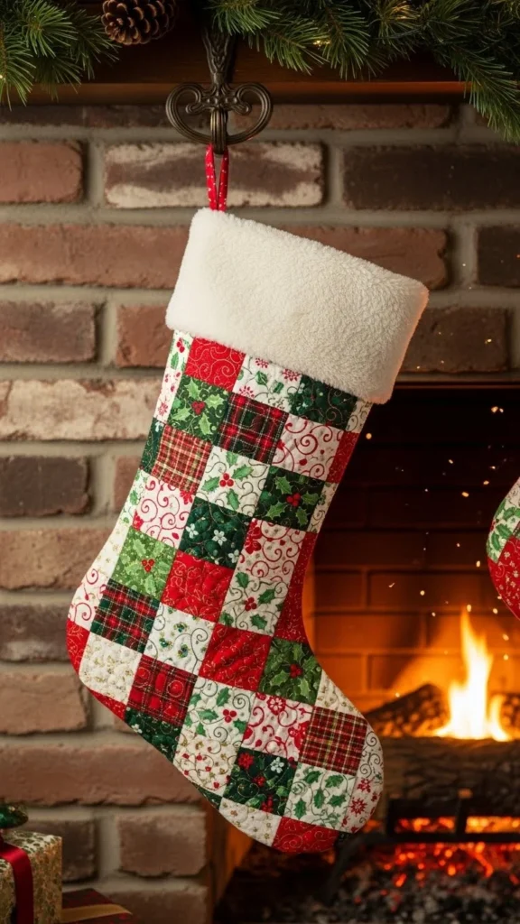 Quilted Patchwork Stocking