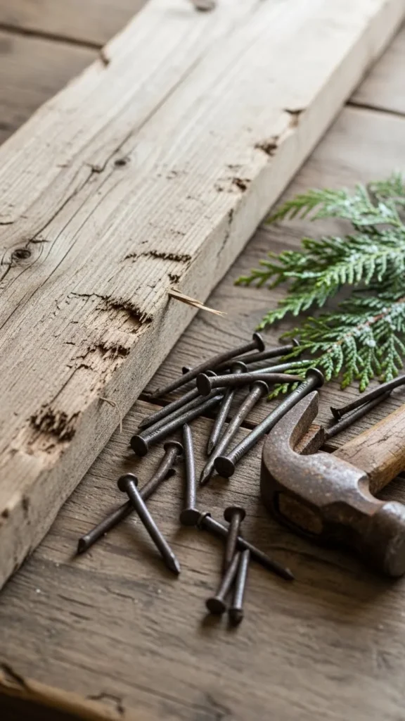 Reclaimed Fence Board Sign