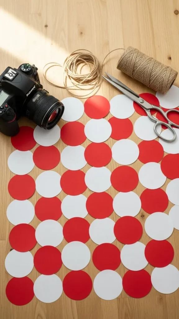 Red & White Candy Garland