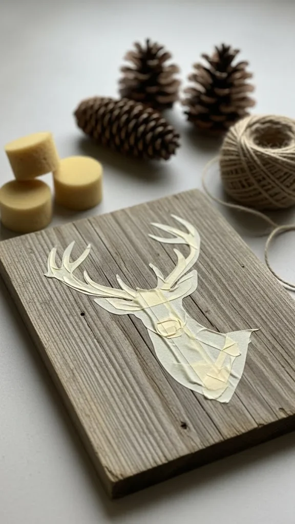 Reindeer Silhouette Sign