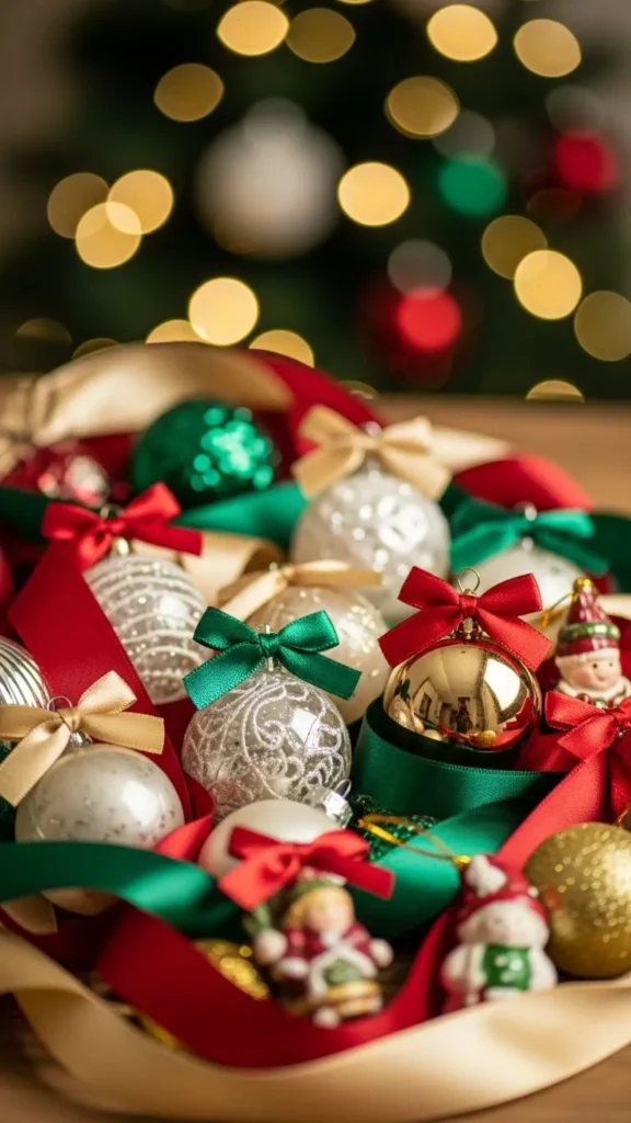 Ribbon-Wrapped Baubles