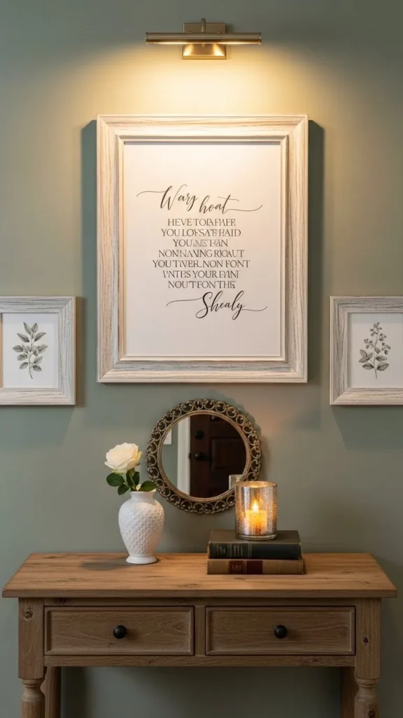 Romantic Quotes for Entryways
