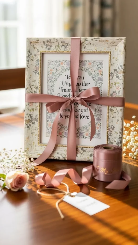 Romantic Quotes for Gift Framing